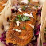 Delicious TACOS WITH CRISPY SALMON Recipe to Try finished dish