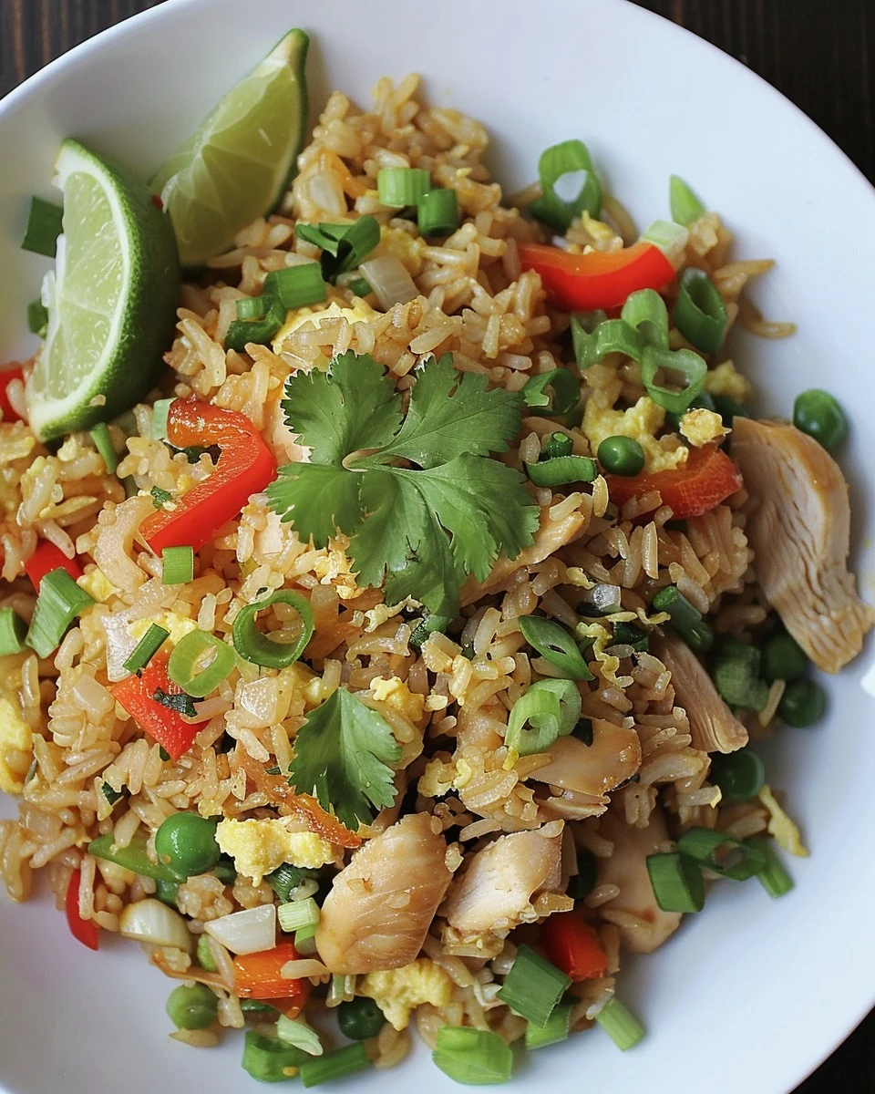 Delicious Thai Chicken Fried Rice Recipe