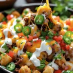 Delicious Totchos Recipe for Ultimate Comfort Food finished dish