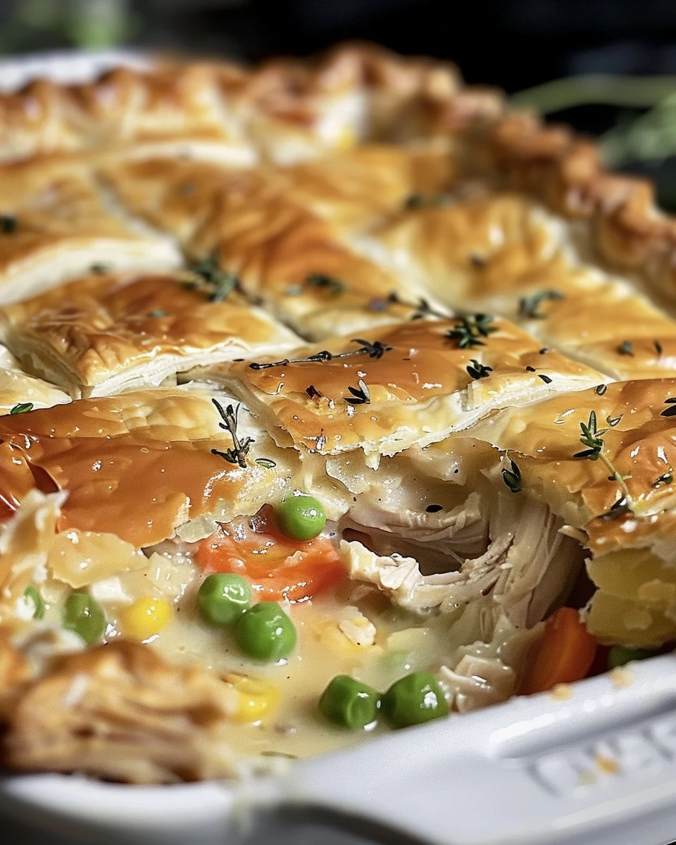 Delicious Turkey Pot Pie Recipe for Leftovers finished dish
