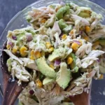 Delicious Zesty Avocado Chicken Salad Recipe finished dish