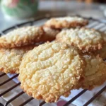 Deliciously Simple Coconut Sugar Cookies Recipe finished dish