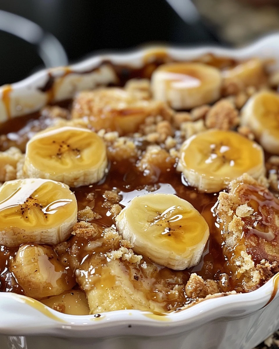Delightful Bananas Foster Cobbler Recipe for Sweet Lovers finished dish
