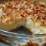 Delightful Coconut Custard Pie Recipe You Must Try finished dish