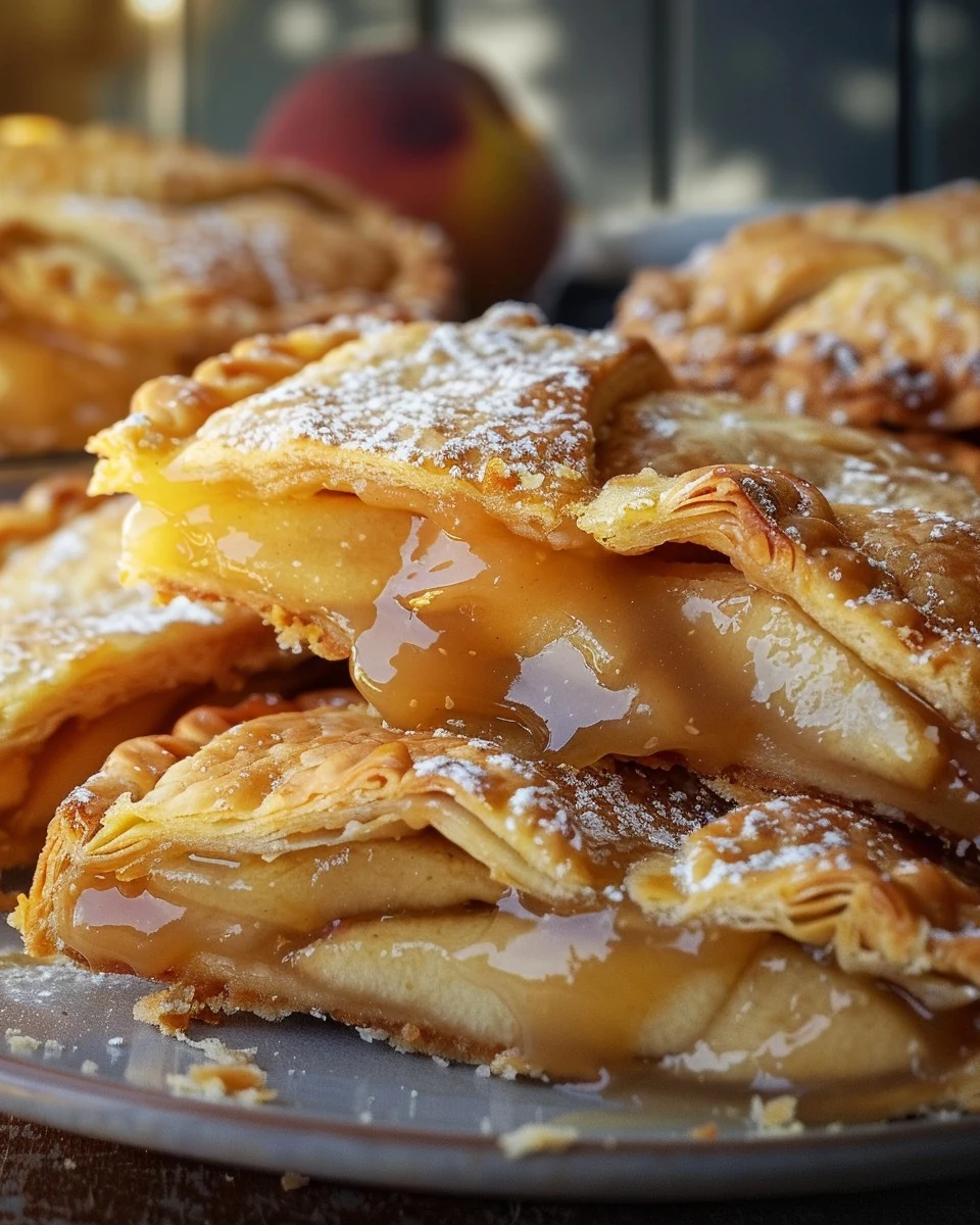 Delightful FRIED APPLE or PEACH PIES - Dont Lose This Recipe finished dish