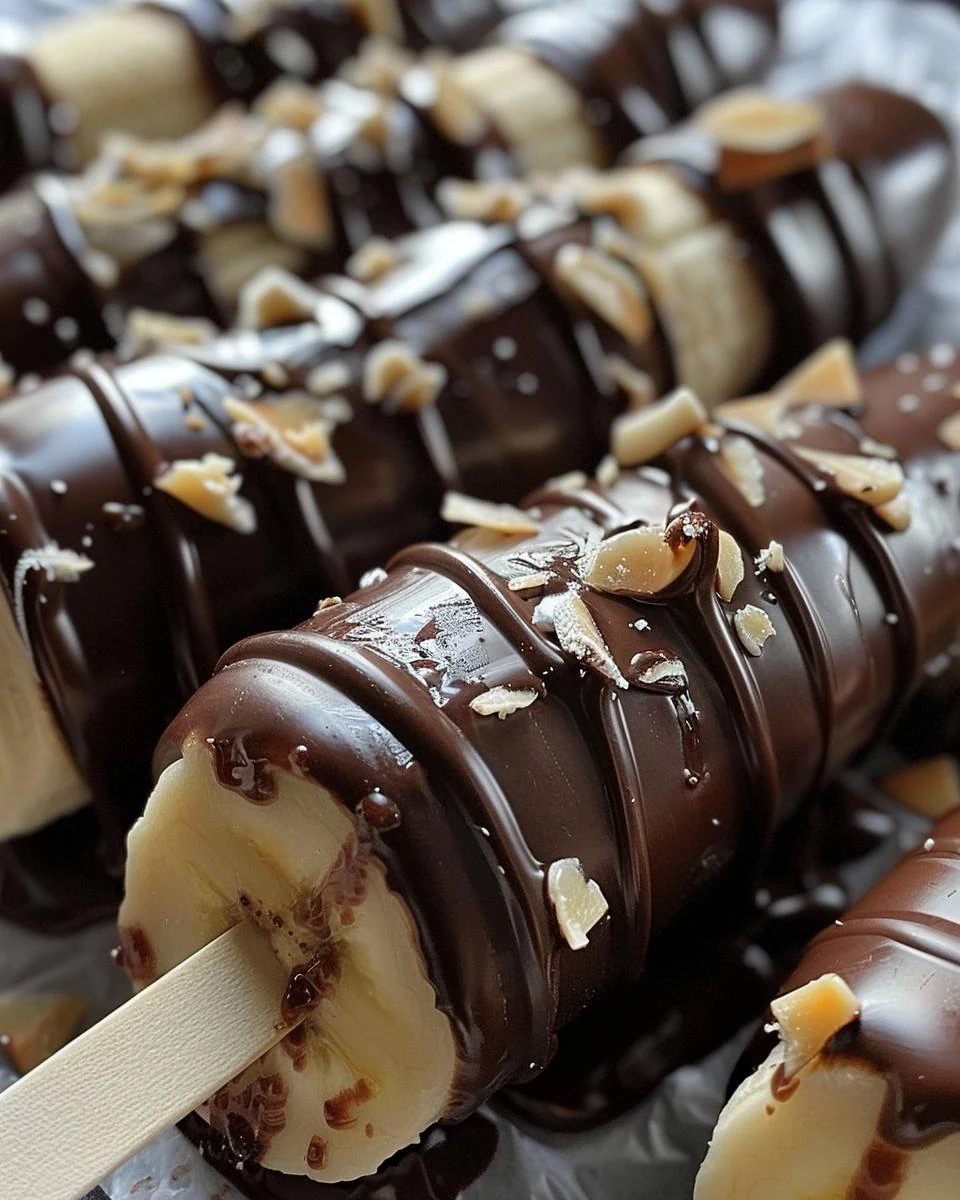 Delightful Frozen Chocolate-Covered Bananas Recipe finished dish