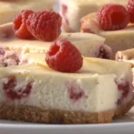 Delightful Lemon Raspberry Cheesecake Recipe finished dish
