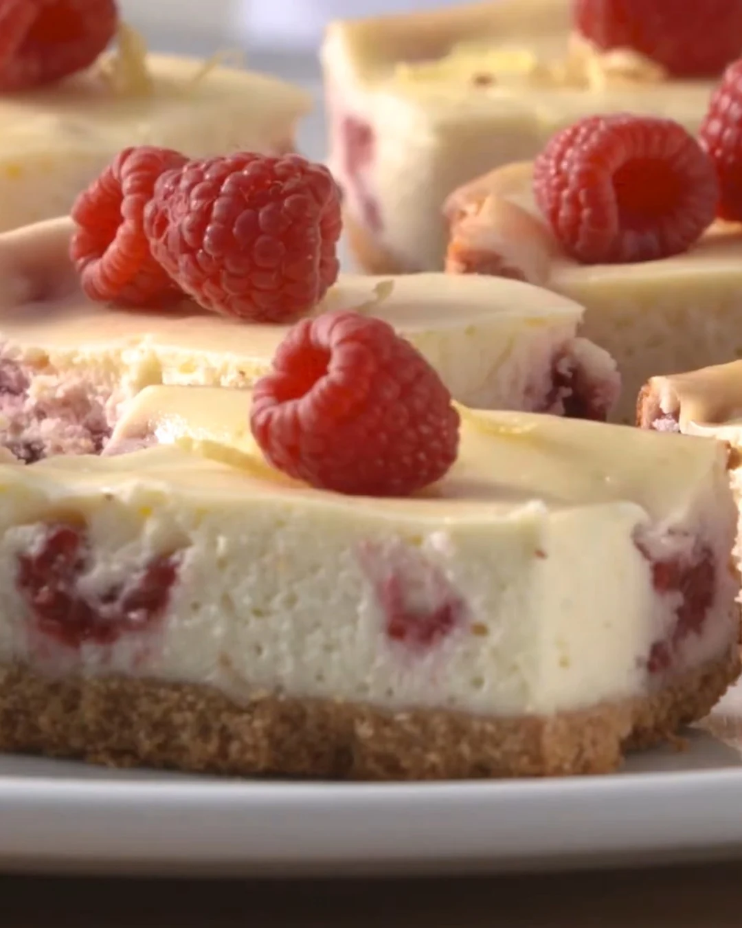 Delightful Lemon Raspberry Cheesecake Recipe finished dish