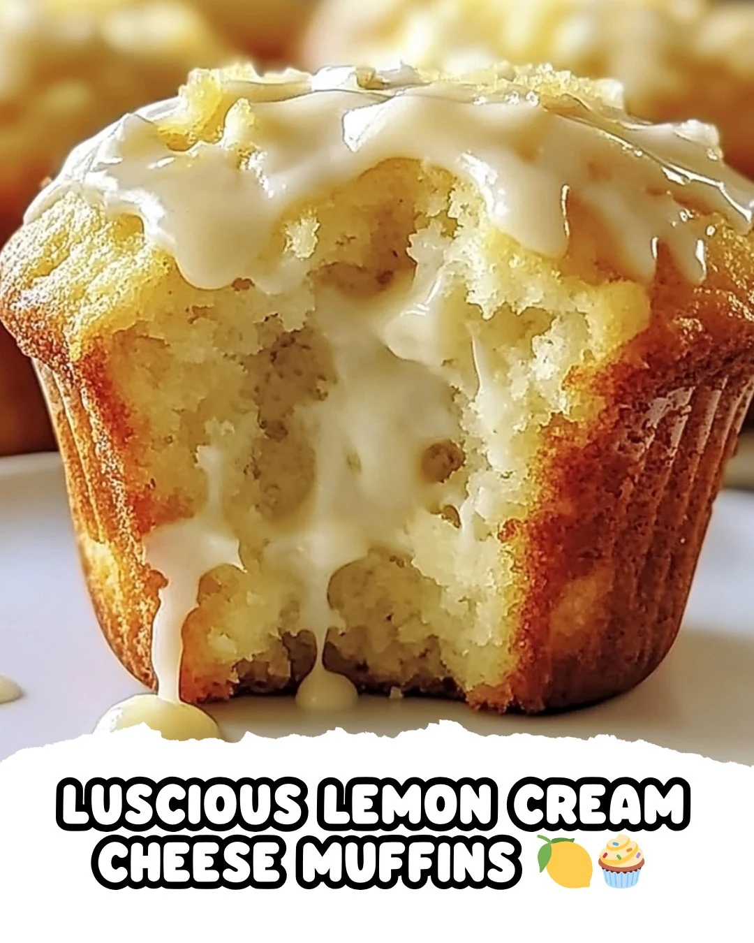 Luscious Lemon Cream Cheese Muffins