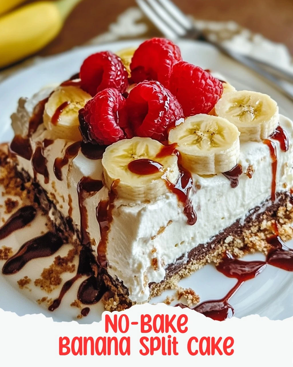 Delightful No-Bake Banana Split Cake Recipe