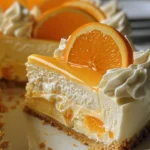 Delightful Orange Creamsicle Cheesecake Recipe finished dish