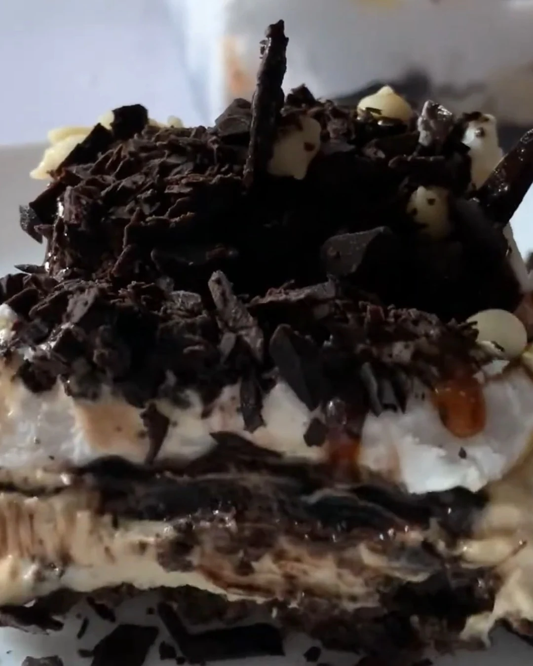 Delightful Peanut Butter Crunch Lasagna Recipe finished dish