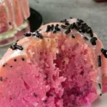 Delightful Pink Dragon Fruit Layer Cake Recipe finished dish