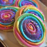 Delightful Rainbow Sparkle Sugar Cookies Recipe finished dish