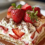 Delightful Strawberry Tiramisu Recipe for Any Occasion finished dish