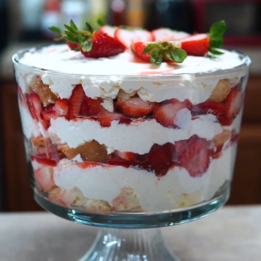 Delightful Strawberry Trifle Recipe You'll Love finished dish