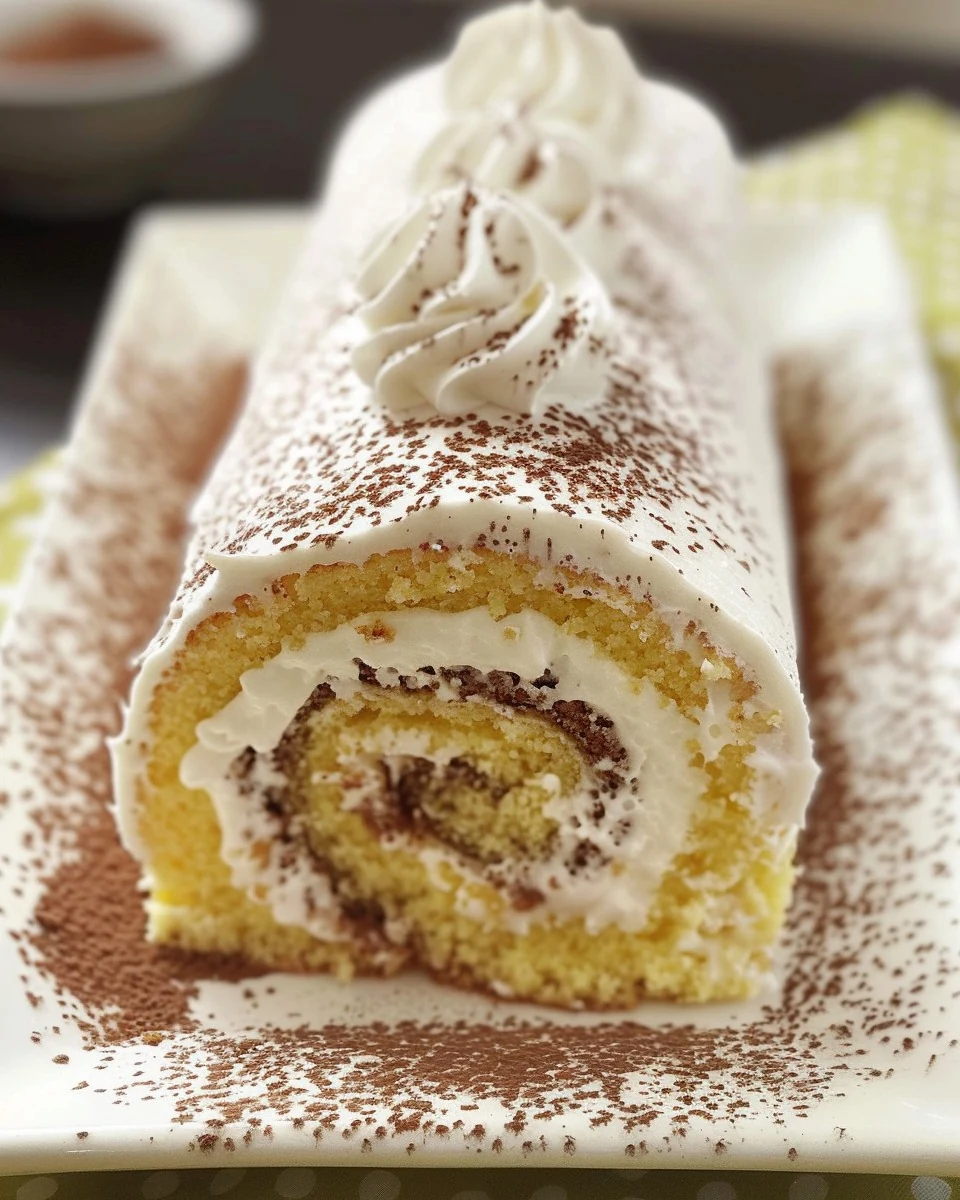 Delightful Swiss Roll Cake Recipe to Impress finished dish