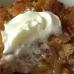 Delightful Tennessee Peach Pudding Recipe finished dish