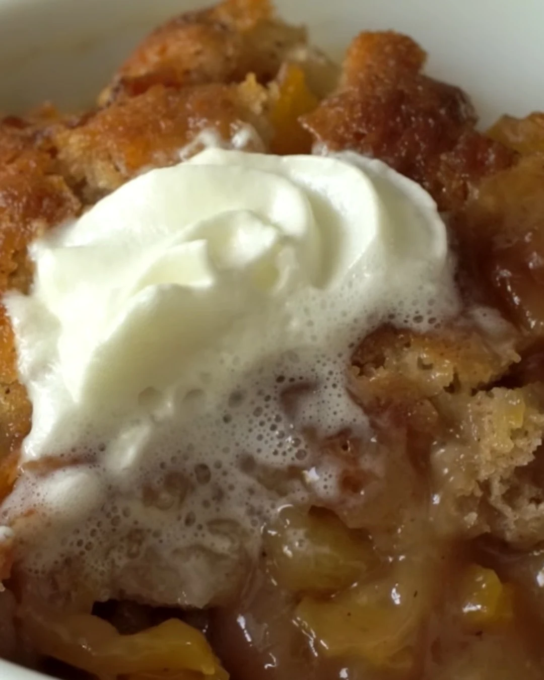 Delightful Tennessee Peach Pudding Recipe finished dish