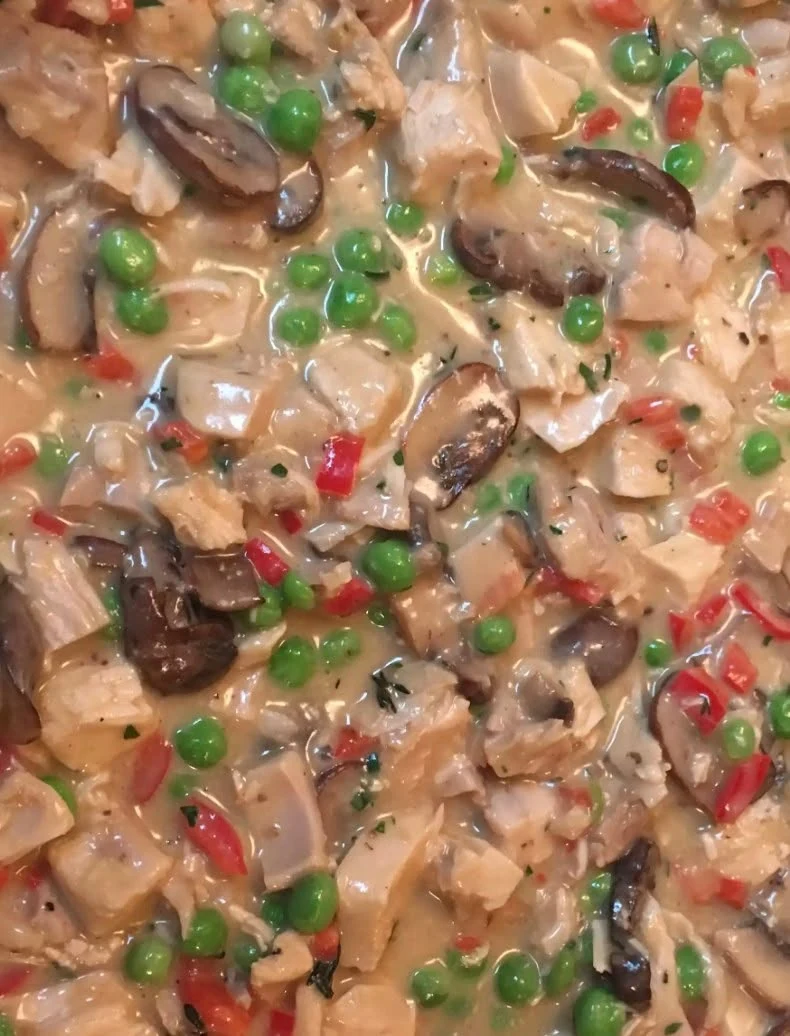 Discover Classic Chicken à la King Recipe Today finished dish