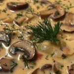 Discover Geneva's Ultimate Hungarian Mushroom Soup Today finished dish