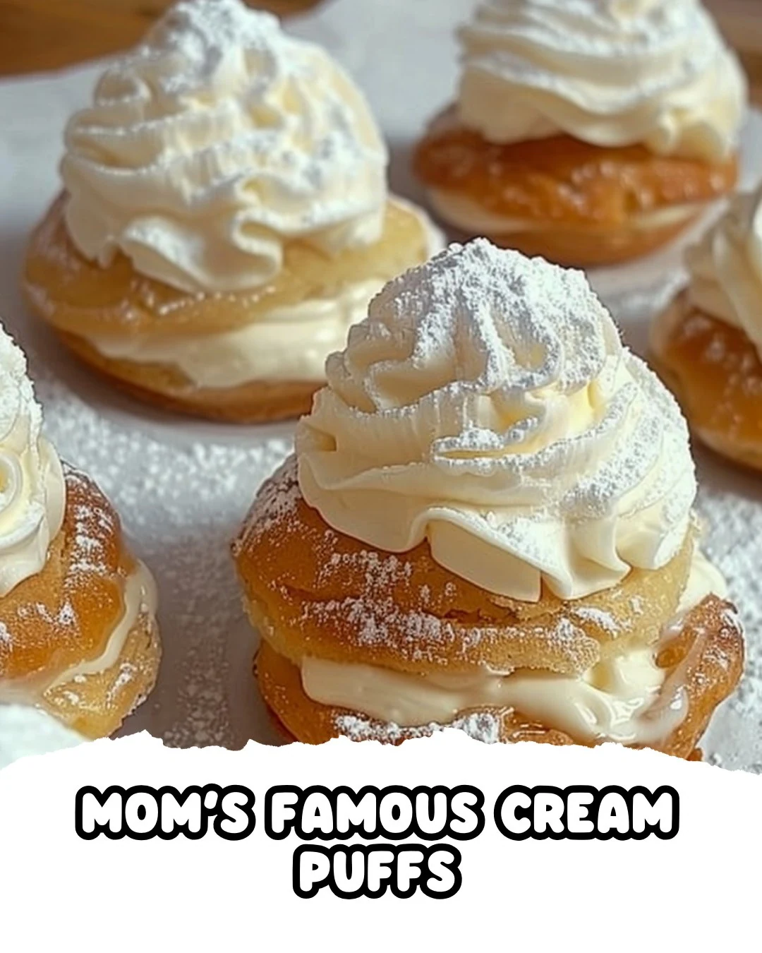 Discover Mom's Famous Cream Puffs Recipe Today finished dish