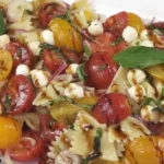 Discover the Best Caprese Pasta Salad Recipe finished dish
