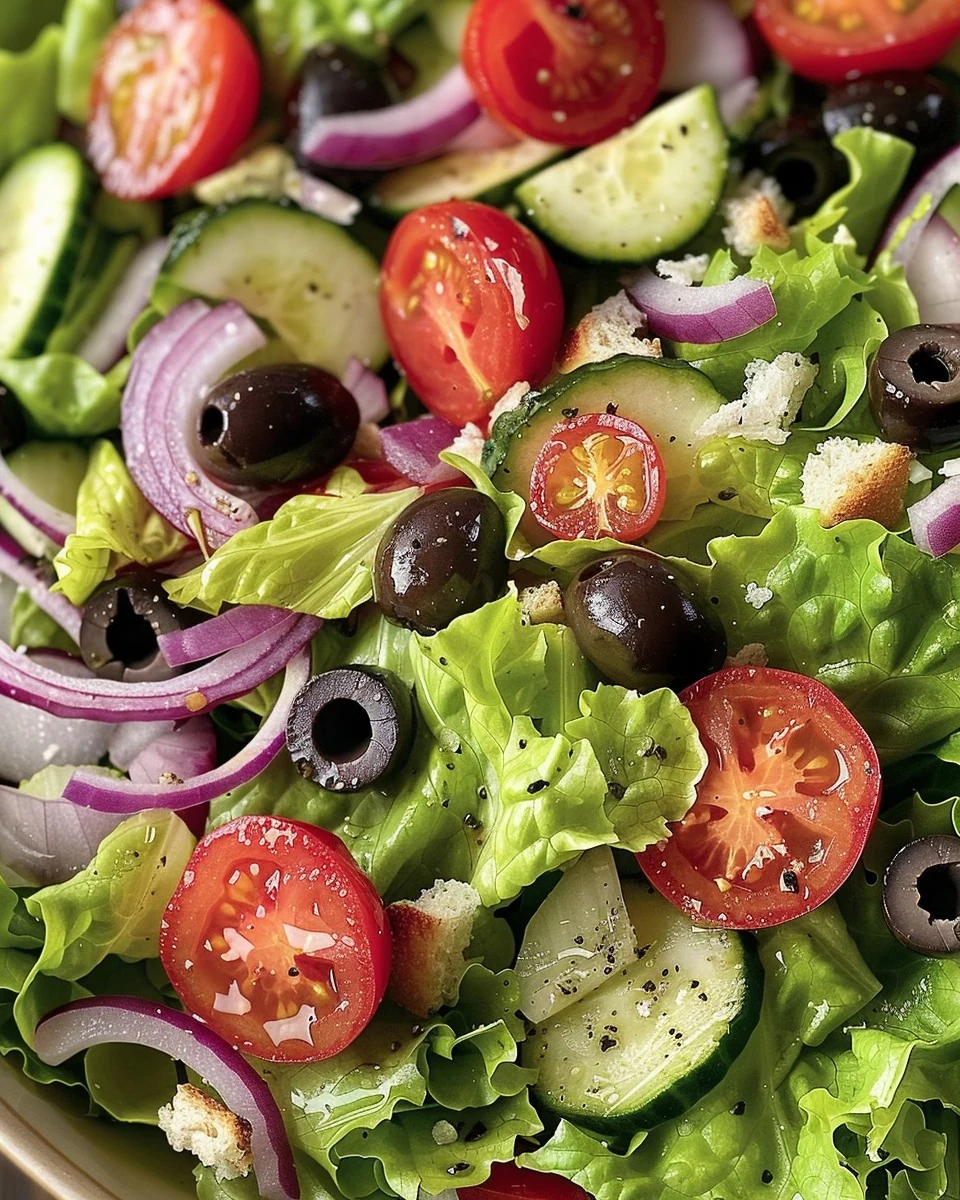Discover the Best Ever Italian Salad Recipe Today finished dish