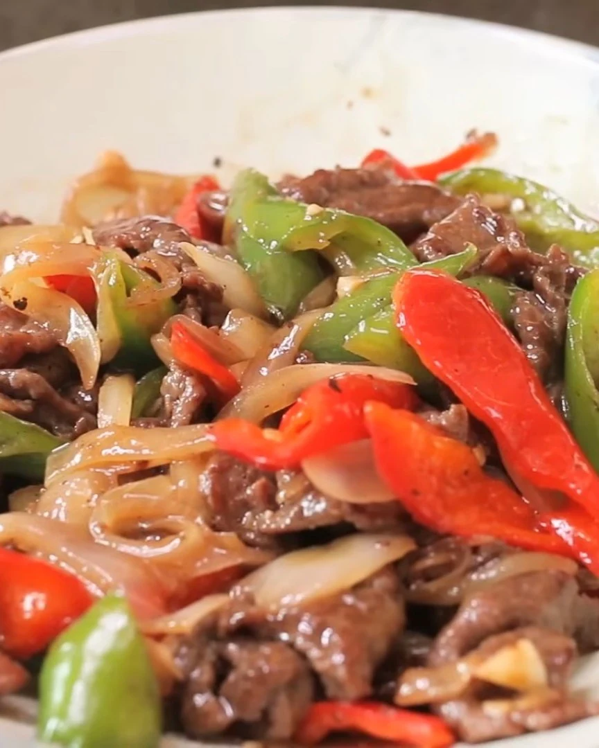 Discover The Best Ever Pepper Steak Recipe Today finished dish