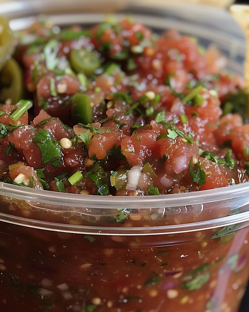 Discover the BEST HOMEMADE SALSA EVER Recipe Today finished dish