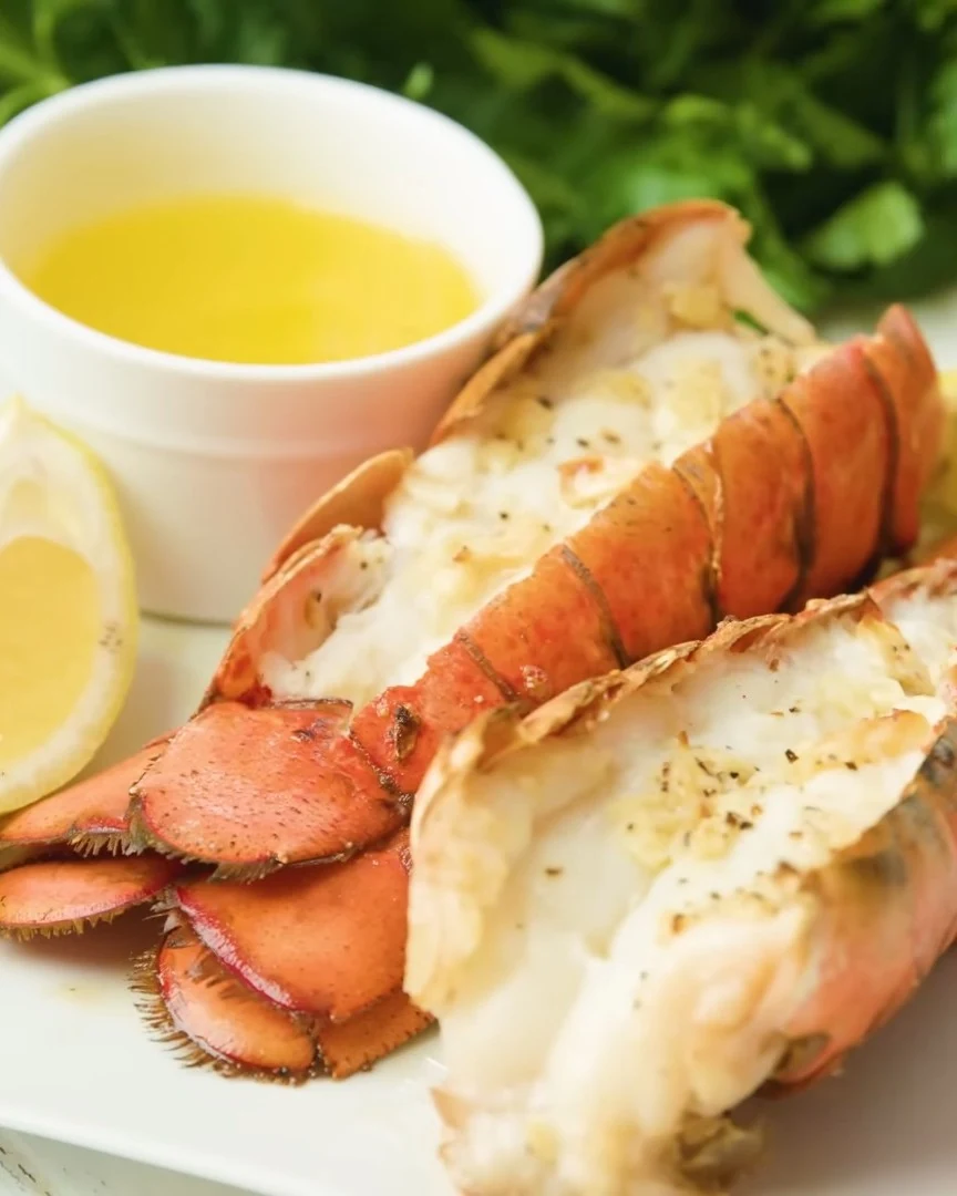 Discover the Easiest Broiled Lobster Tails Recipe finished dish