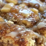 Easy and Delicious Apple Fritter Cake Recipe finished dish