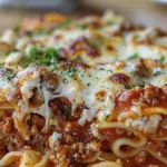Easy and Delicious Baked Spaghetti Recipe finished dish
