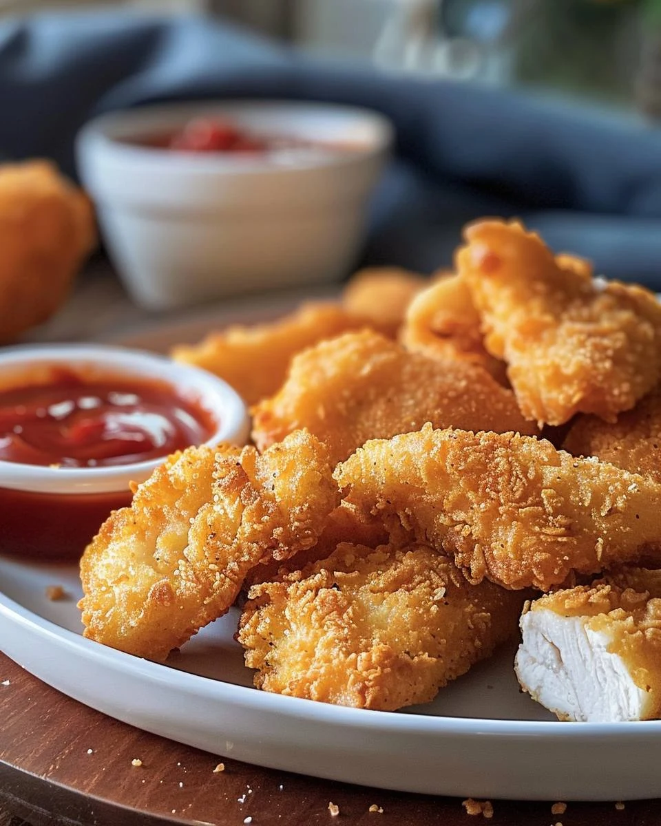 Easy and Delicious Homemade Chicken Nuggets Recipe finished dish