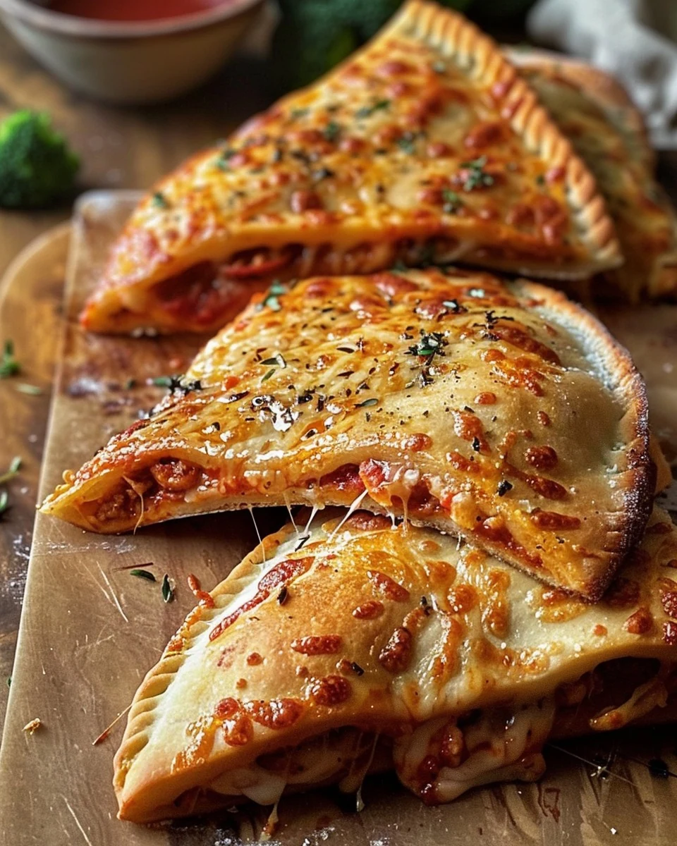 Easy and Delicious HOMEMADE PIZZA POCKETS Recipe
