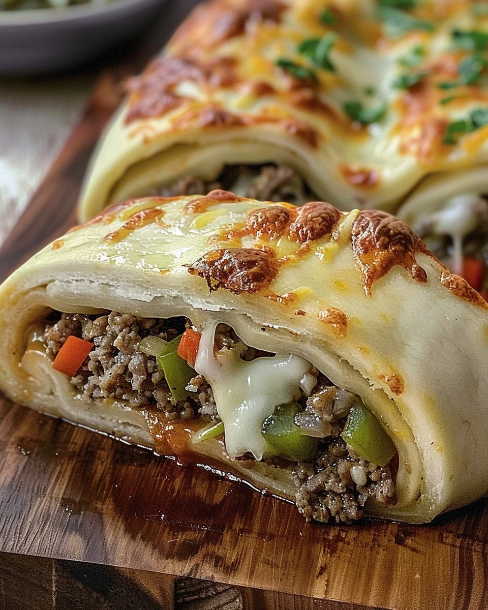 Easy and Delicious Philly Cheesesteak Stromboli Recipe