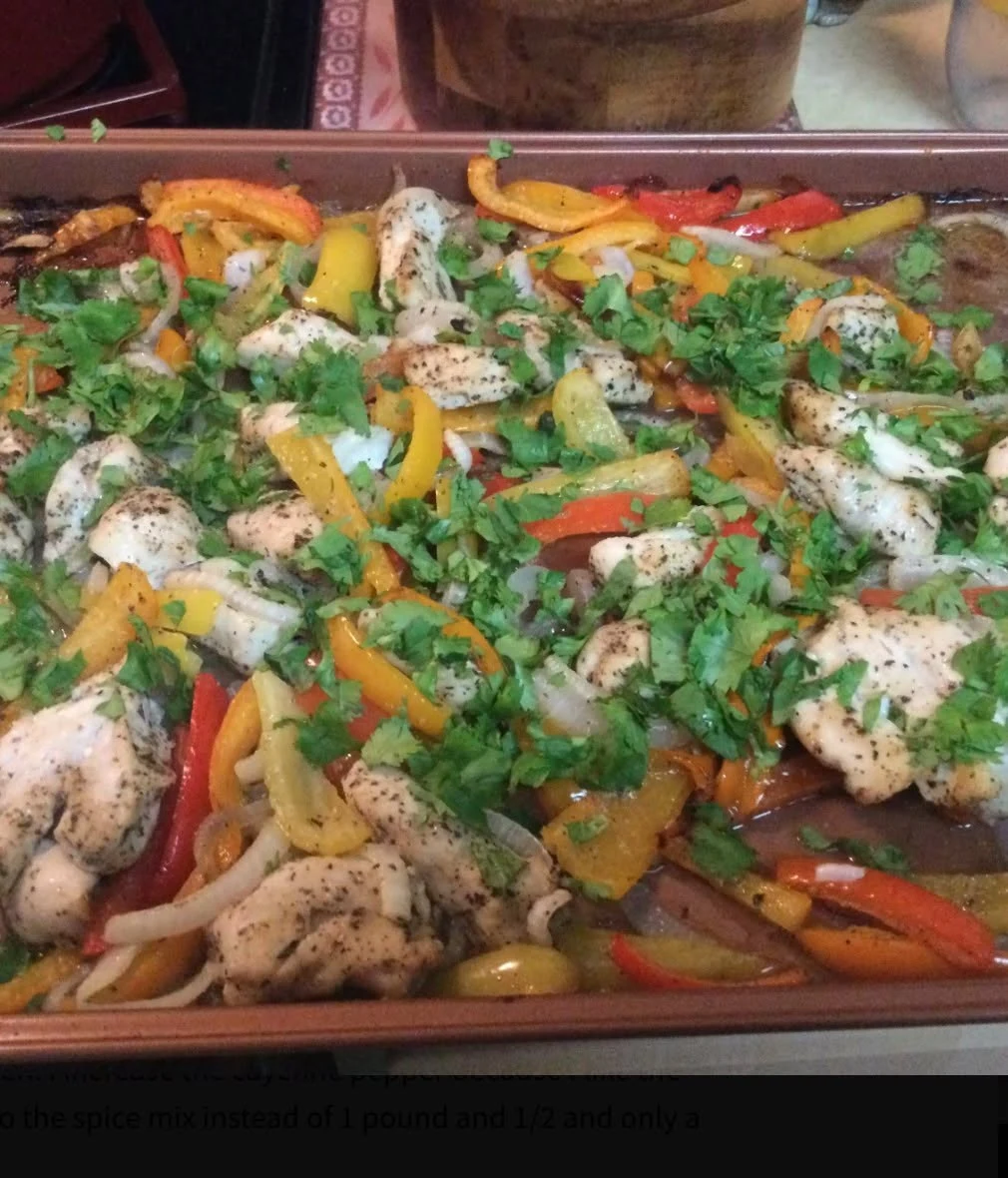 Easy and Flavorful Chicken Fajitas Recipe finished dish