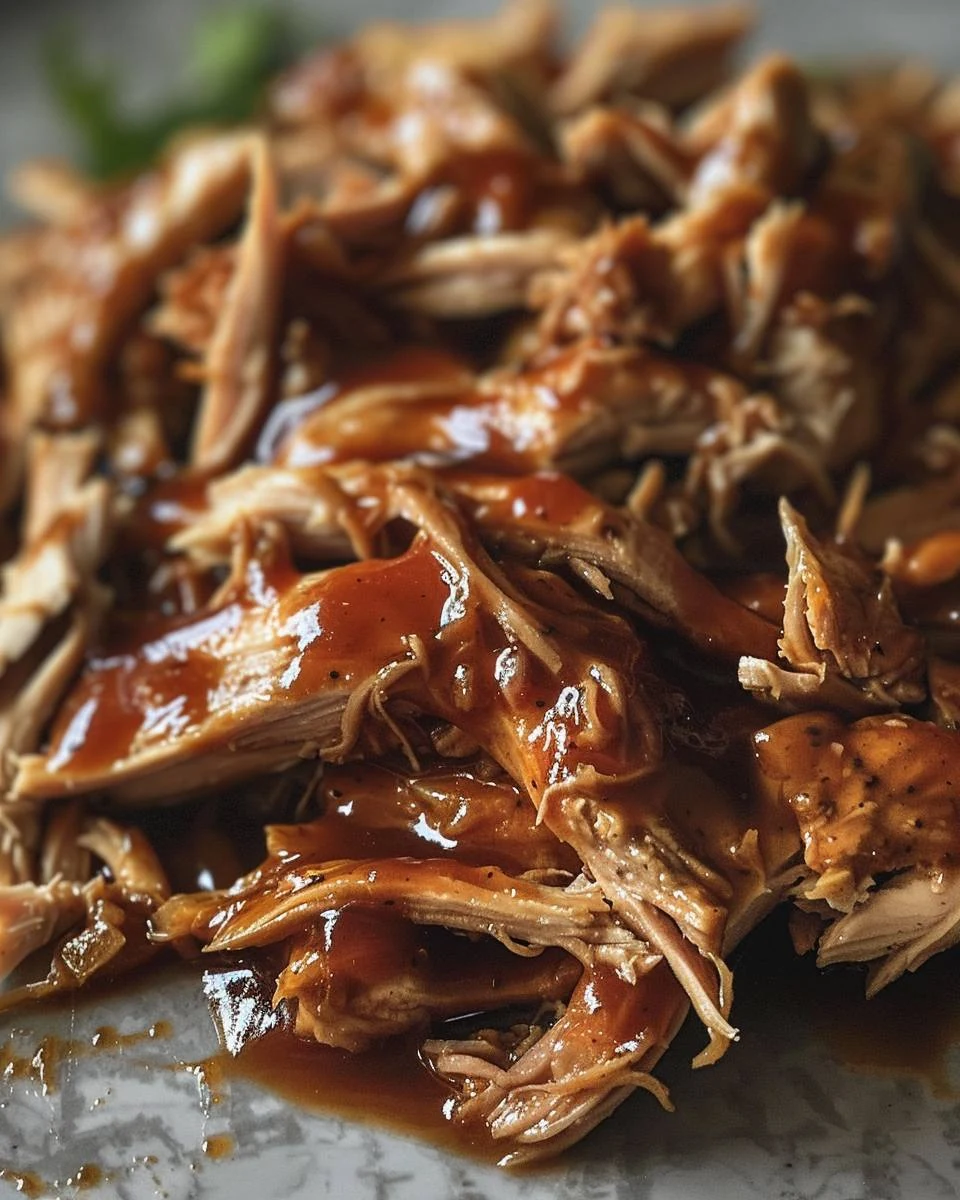 Easy and Flavorful Pulled Chicken Recipe finished dish