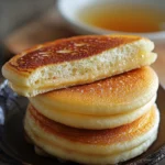 Easy and Quick Japanese Pancakes Dorayaki Filled with Soft Custard finished dish