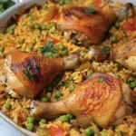 Easy Arroz con Pollo Recipe for a Hearty Meal finished dish
