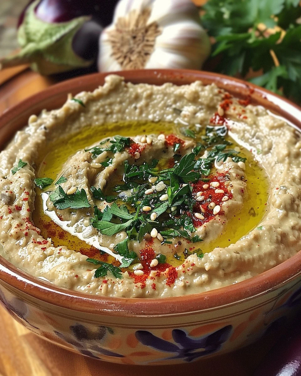 Easy Baba Ganoush Recipe for Delicious Dips finished dish