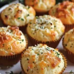 Easy Cheese Garlic Muffins Recipe for Everyone finished dish