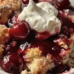 Easy Cherry Cobbler Recipe for Any Occasion finished dish