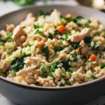 Easy Chicken and Rice Dog Food - A Wholesome Recipe finished dish