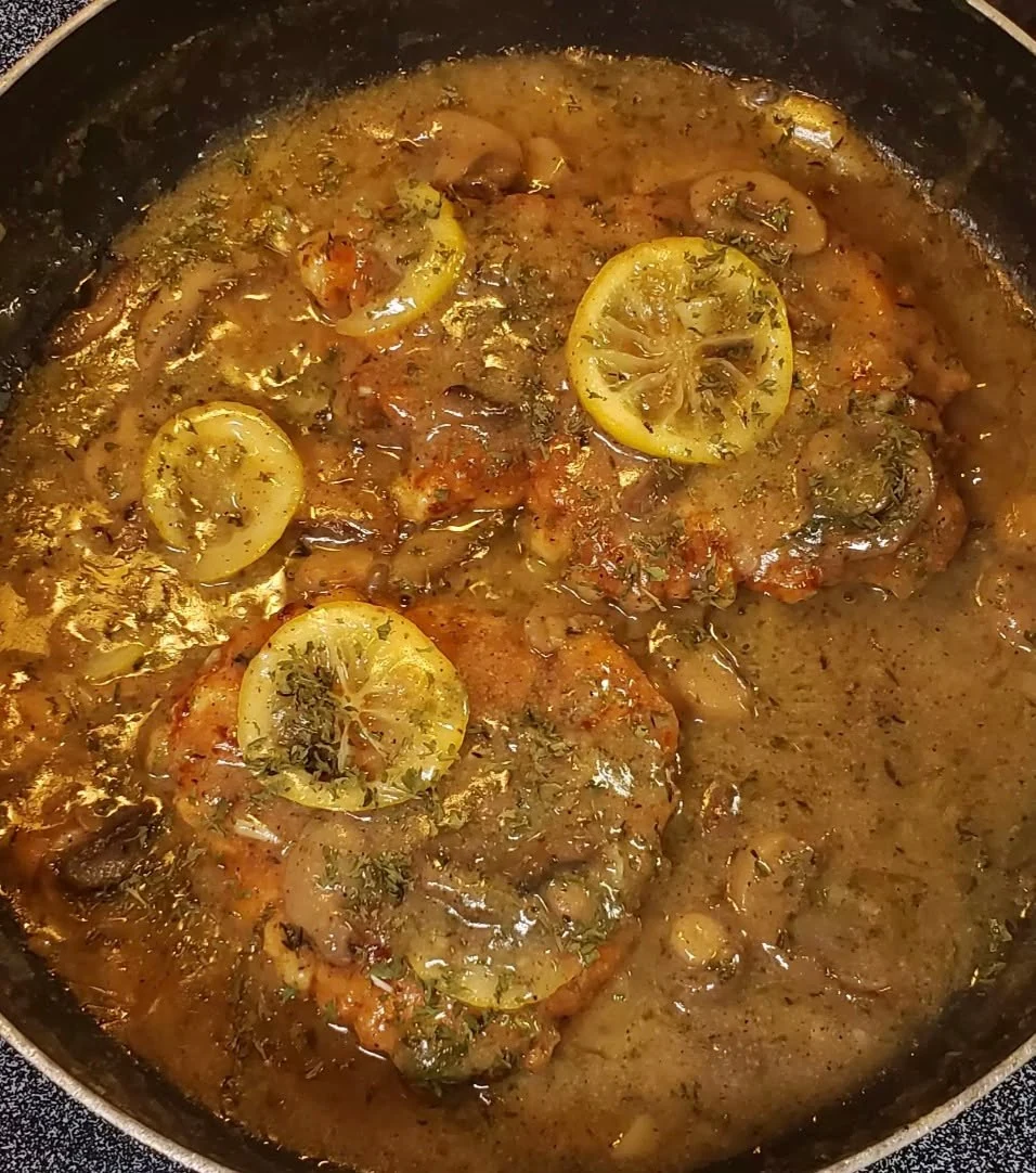 Easy Chicken Francese Recipe for Dinner finished dish