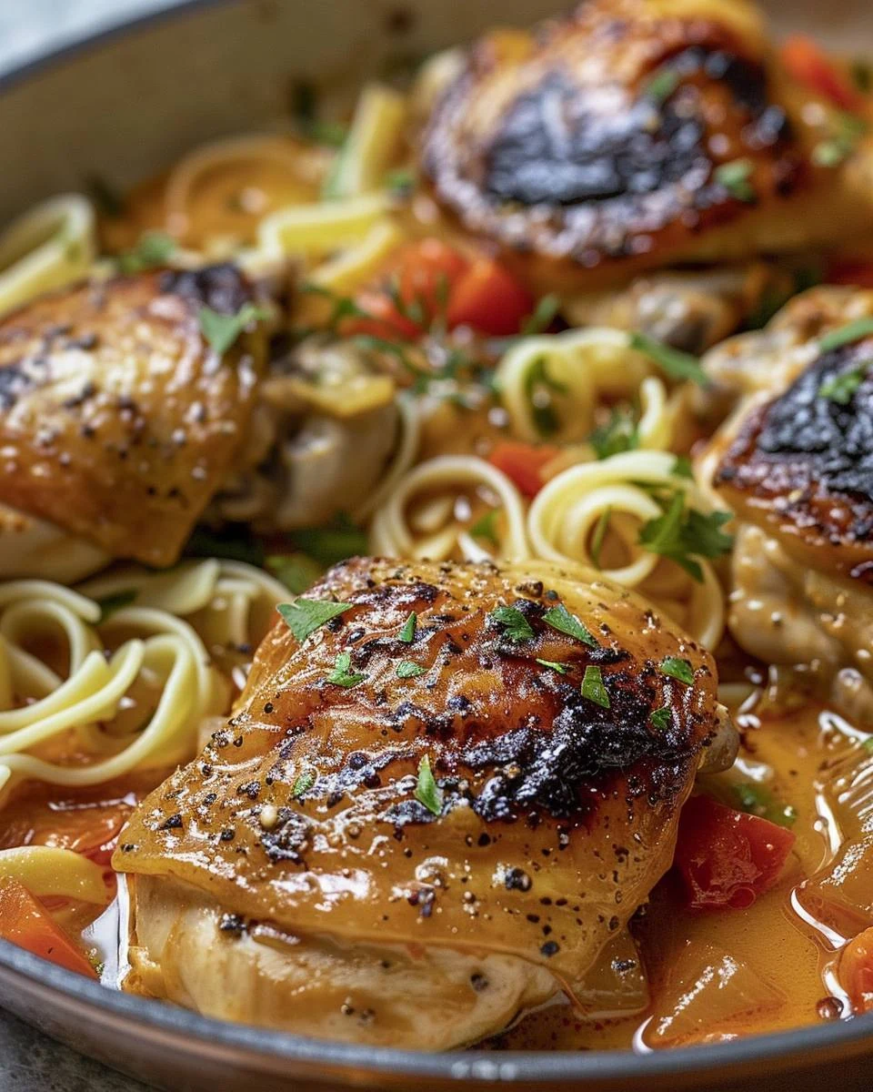 Easy Chicken Paprikash Recipe for Comfort Food Lovers finished dish