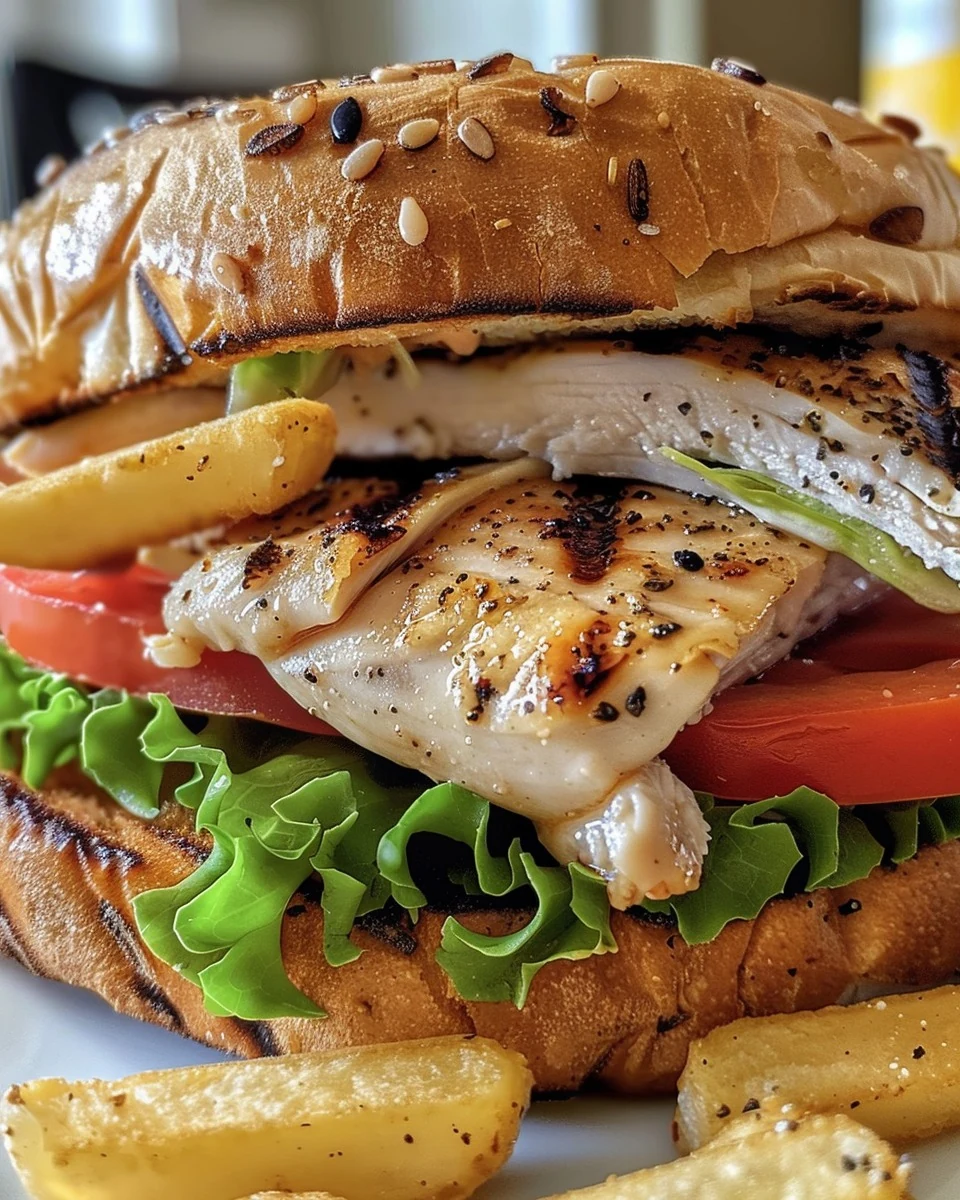 Easy Chicken Sandwich - Quick & Delicious Recipe finished dish
