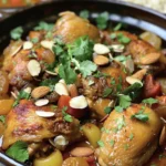 Easy Chicken Tagine: A Simple Moroccan Delight finished dish