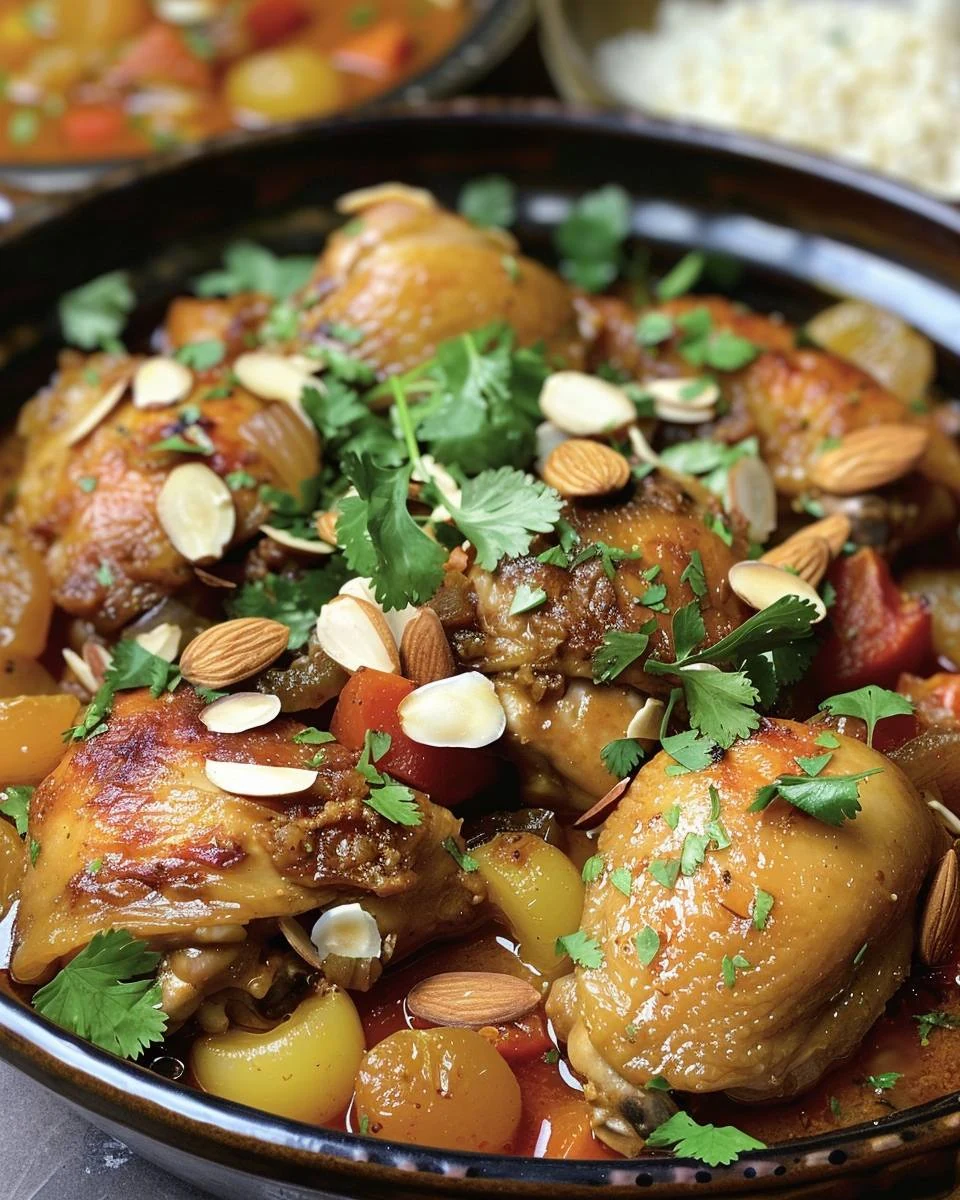 Easy Chicken Tagine: A Simple Moroccan Delight finished dish