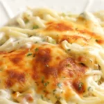 Easy Chicken Tetrazzini: A Creamy, Comforting Casserole finished dish